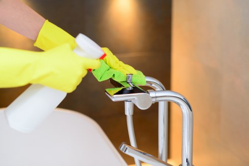 Busy Enfield household benefiting from regular home cleaning