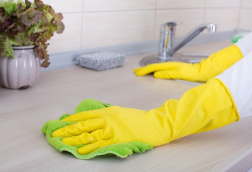 Builders cleaning in Enfield for a renovated home interior