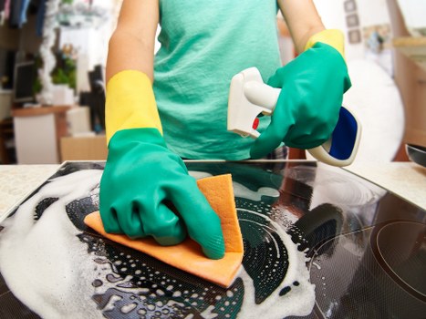 Regular domestic cleaning tasks in an Enfield property