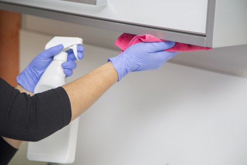 Specialist cleaners in Enfield handling deep cleaning tasks